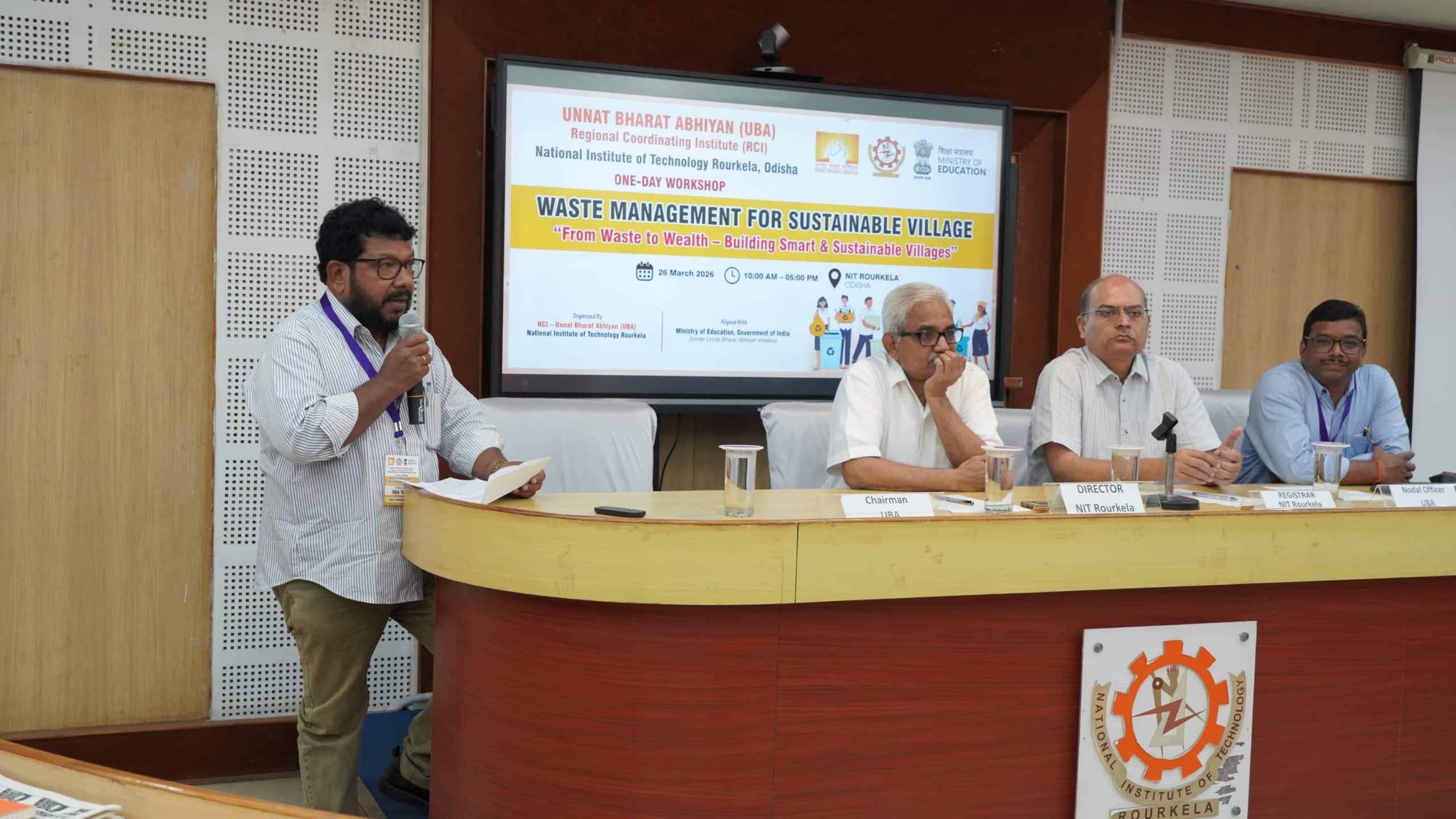 NIT Rourkela Leads Workshop on Village Waste Management