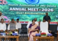 Governor Kambhampati Calls on JNU Alumni to Mentor Odisha’s Next Generation
