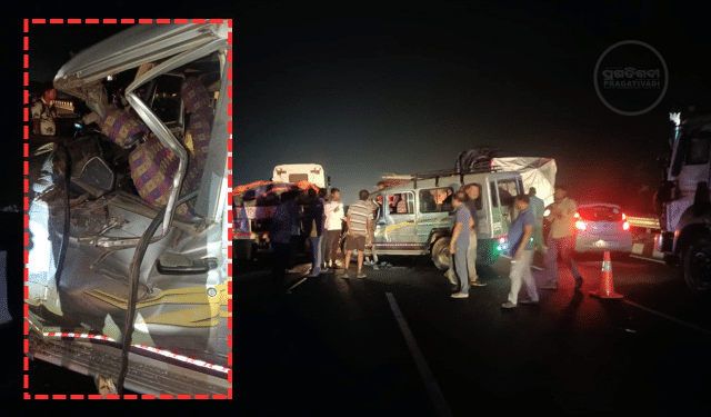 Balasore truck accident pilgrim vehicle