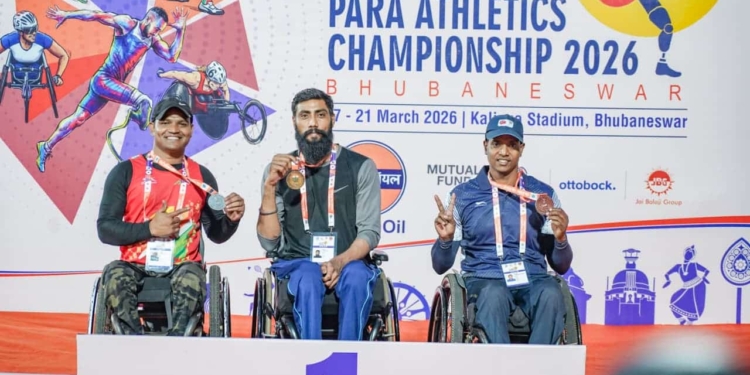 Odisha para athletics medals 2026