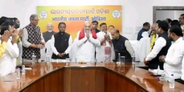 Amit Shah Odisha BJP meeting Rajya Sabha