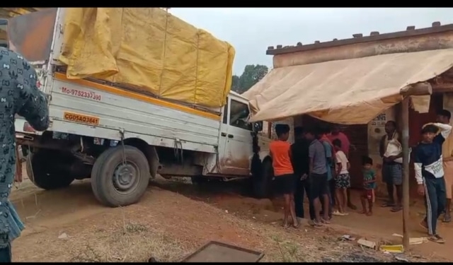 Cattle-Laden Pickup Accident
