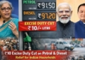 Excise Duty Cut on Petrol and Diesel