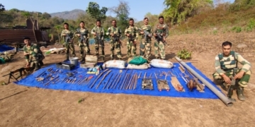 Illegal gun manufacturing unit