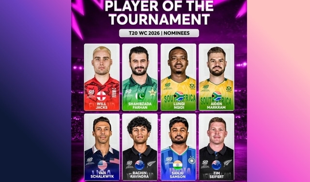 T20 World Cup Player of the Tournament Nominees