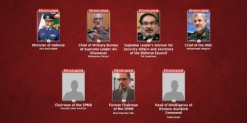 7 Iranian Military Officials Killed