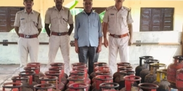 Keonjhar LPG cylinder black marketing