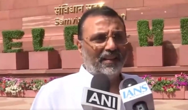 Nishikant Dubey remarks on Biju Patnaik
