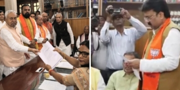 Nitish Kumar and Nitin Nabin