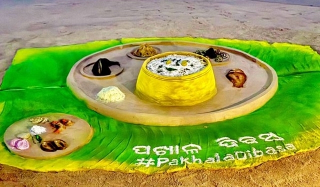Pakhala Diwas sand art
