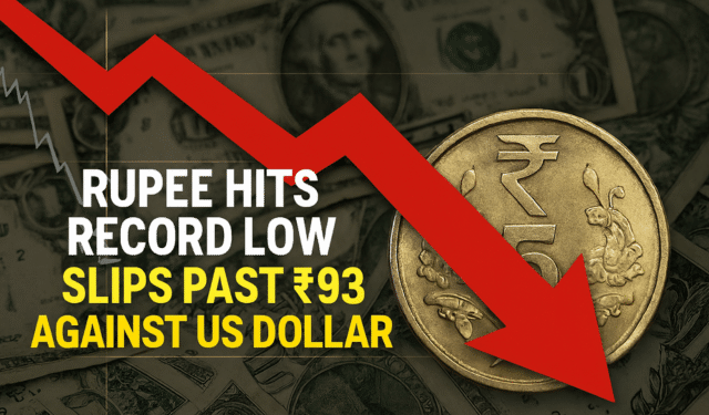Rupee hits all-time low