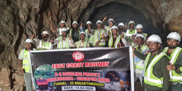 East Coast Railway tunnel breakthroughs Eastern Ghats