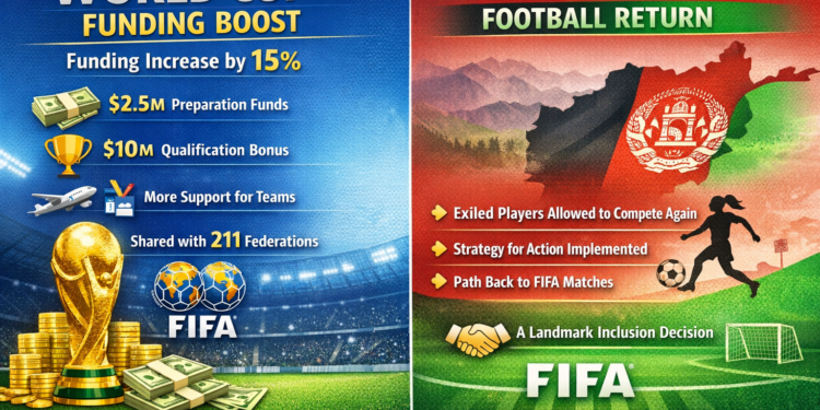 FIFA funding and Afghan women’s football