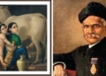 Raja Ravi Varma Yashoda and Krishna