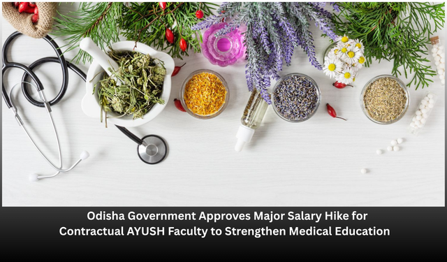 Odisha AYUSH faculty salary hike