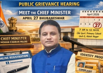 Odisha public grievance hearing