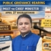 Odisha public grievance hearing