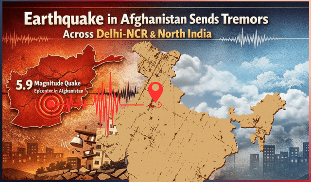 Afghanistan earthquake tremors Delhi-NCR