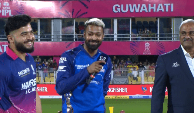 RR vs MI rain delay Guwahati