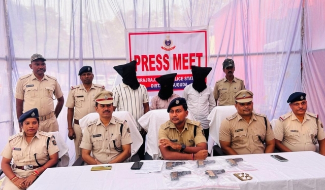 Brajrajnagar illegal arms seizure
