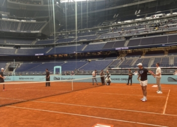 Rafael Nadal Bernabeu tennis match