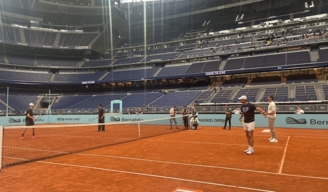 Rafael Nadal Bernabeu tennis match