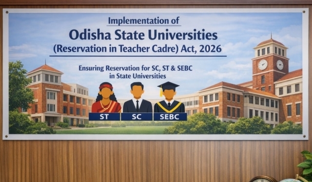 Odisha Teacher Cadre Reservation Act