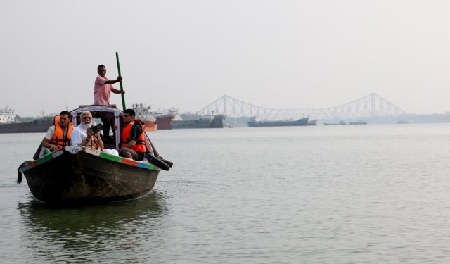 PM Modi Hooghly boat ride