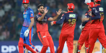 RCB bowls out DC for 75