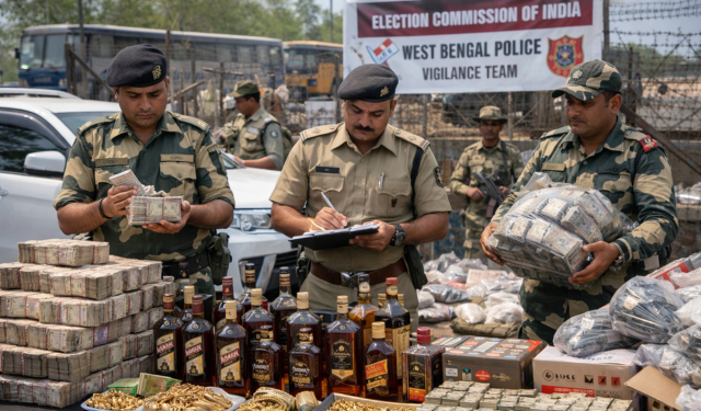 West Bengal election seizures 2026
