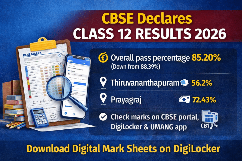 CBSE Class 12 Result 2026