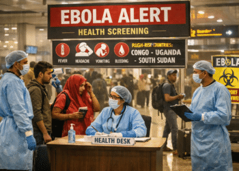 Delhi airport Ebola advisory