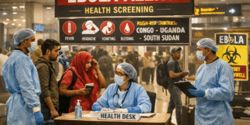 Delhi airport Ebola advisory