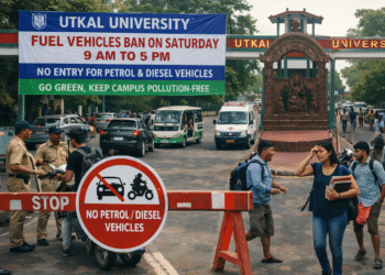 Utkal University fuel ban