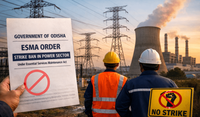 Odisha ESMA strike ban power sector
