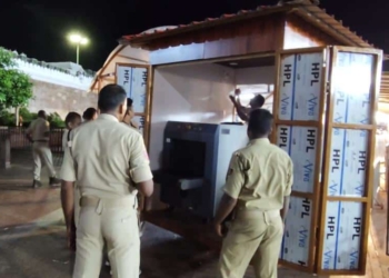 Puri Srimandir bag scanner