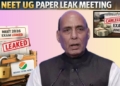 NEET UG paper leak