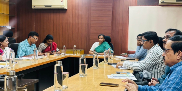 Odisha health review meeting