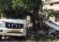 Pickup Van Rams Into Shop