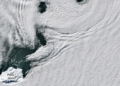 NASA captures rare Antarctic cloud spirals