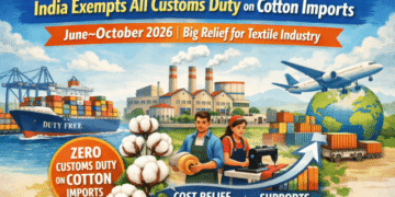 cotton import duty exemption 2026