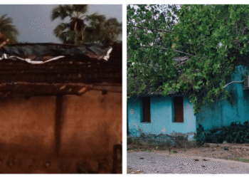 Devastating Kalbaisakhi Wreaks Havoc in Malkangiri: Roofs Fly, Trees Uprooted, Town Plunged into Darkness