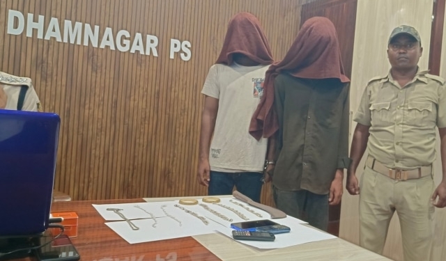 Dharmnagar jewellery loot case
