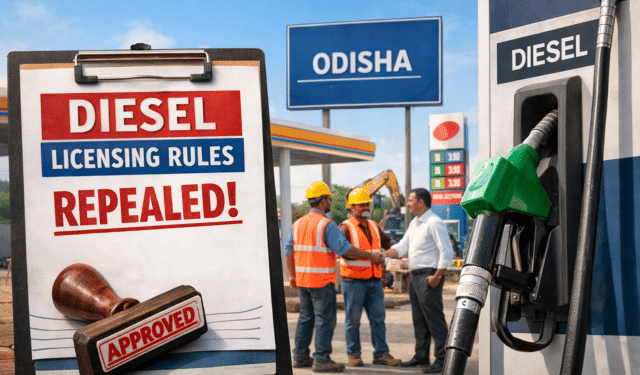 Odisha High Speed Diesel Dealers Licensing Repeal 2026