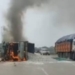 Truck Catches Fire
