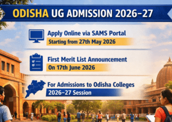 Odisha UG Admissions 2026–27: Apply Online on SAMS Portal from May 27