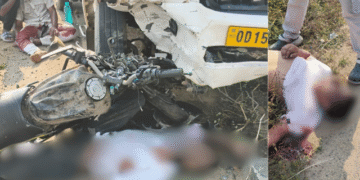 Sambalpur: Two Dead in Pickup-Bike Head-On Collision Near Kuchinda