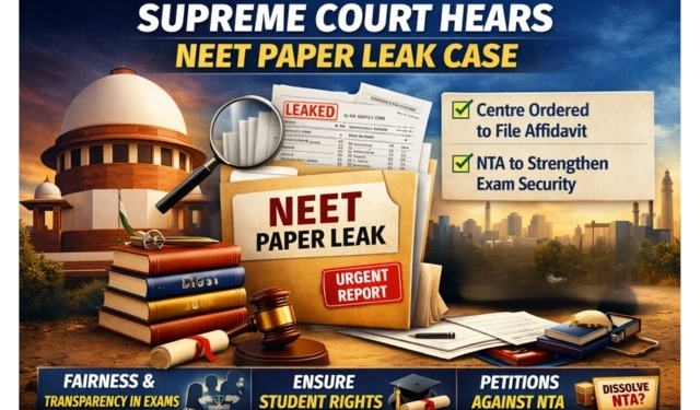 NEET-UG paper leak Supreme Court