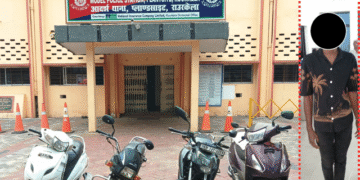 Rourkela Police Crack Motorcycle Theft Cases, One Held; 4 Vehicles Recovered