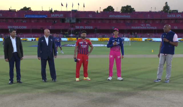 Rajasthan Royals win toss IPL 2026
